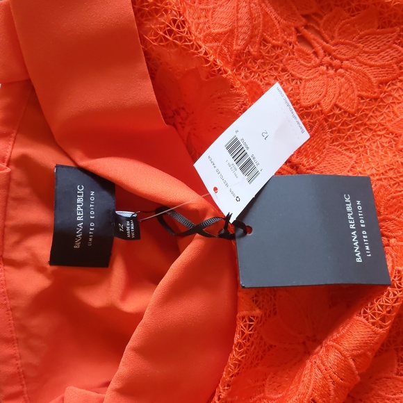 Banana Republic Limited Edition NWT orange cocktail dress - Picture 4 of 5
